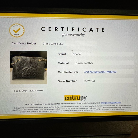 HANEL Pre-Owned 1995 CC caviar-leather shoulder bag - Picture 15 of 15